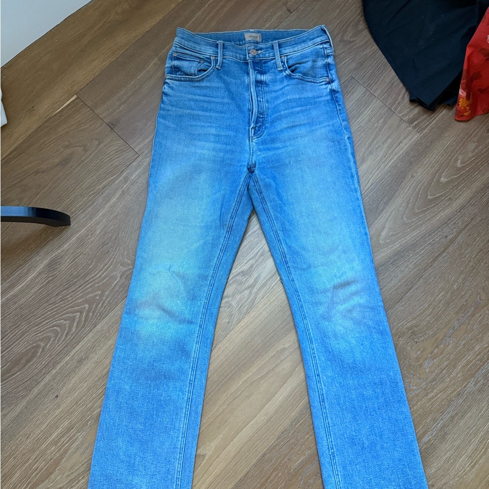 MOTHER The Tripper Ankle Fray Jeans
